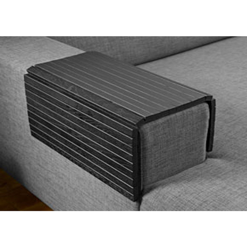 ZITTI armstödsbricka svartlack